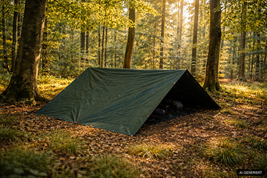 Schlafen und Lagern in der Natur