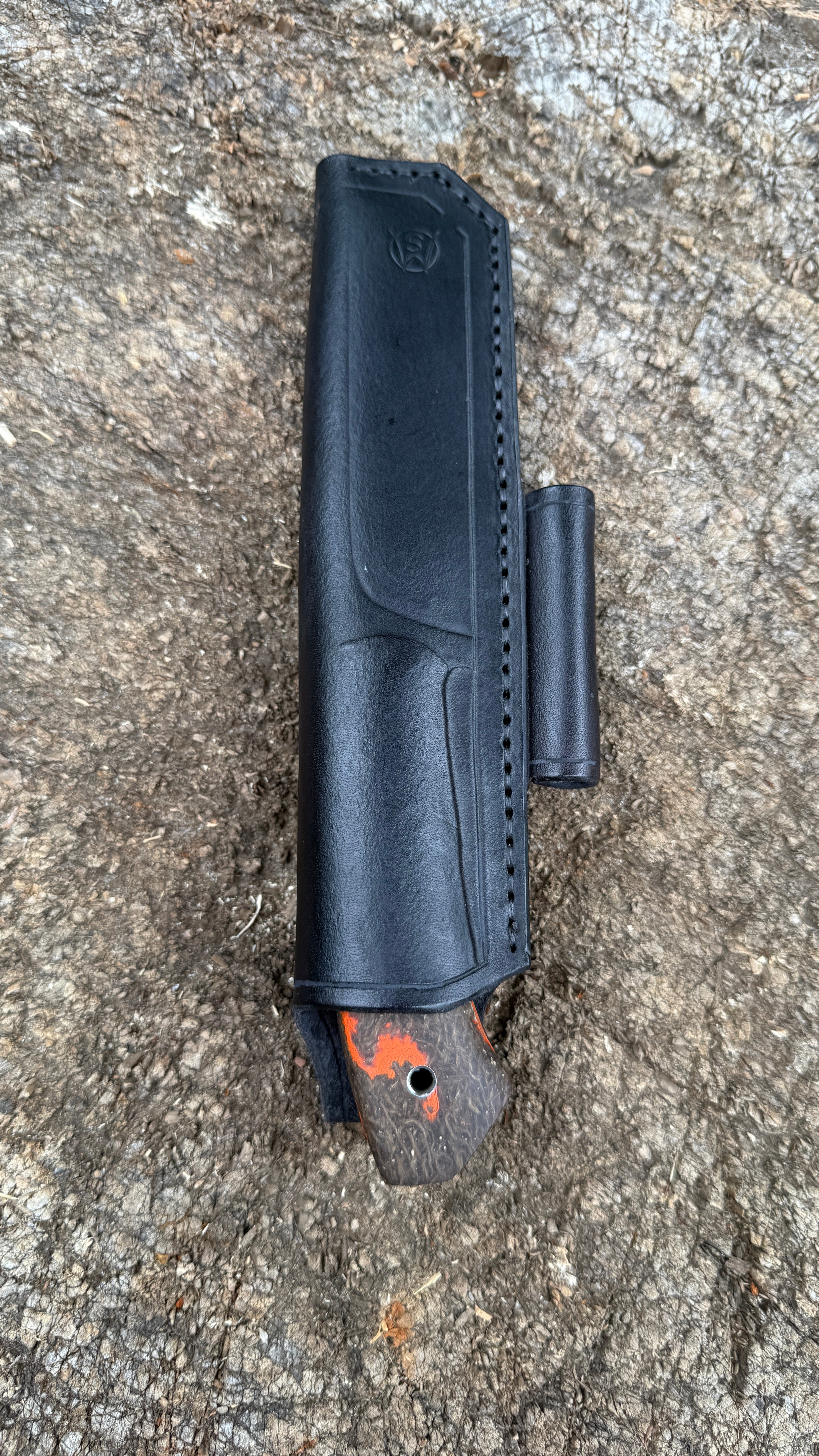 Bushcraft North Handmade Outdoor Messer Groß – Flachschliff