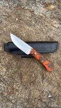 Bushcraft North Handmade Outdoor Messer Groß – Flachschliff