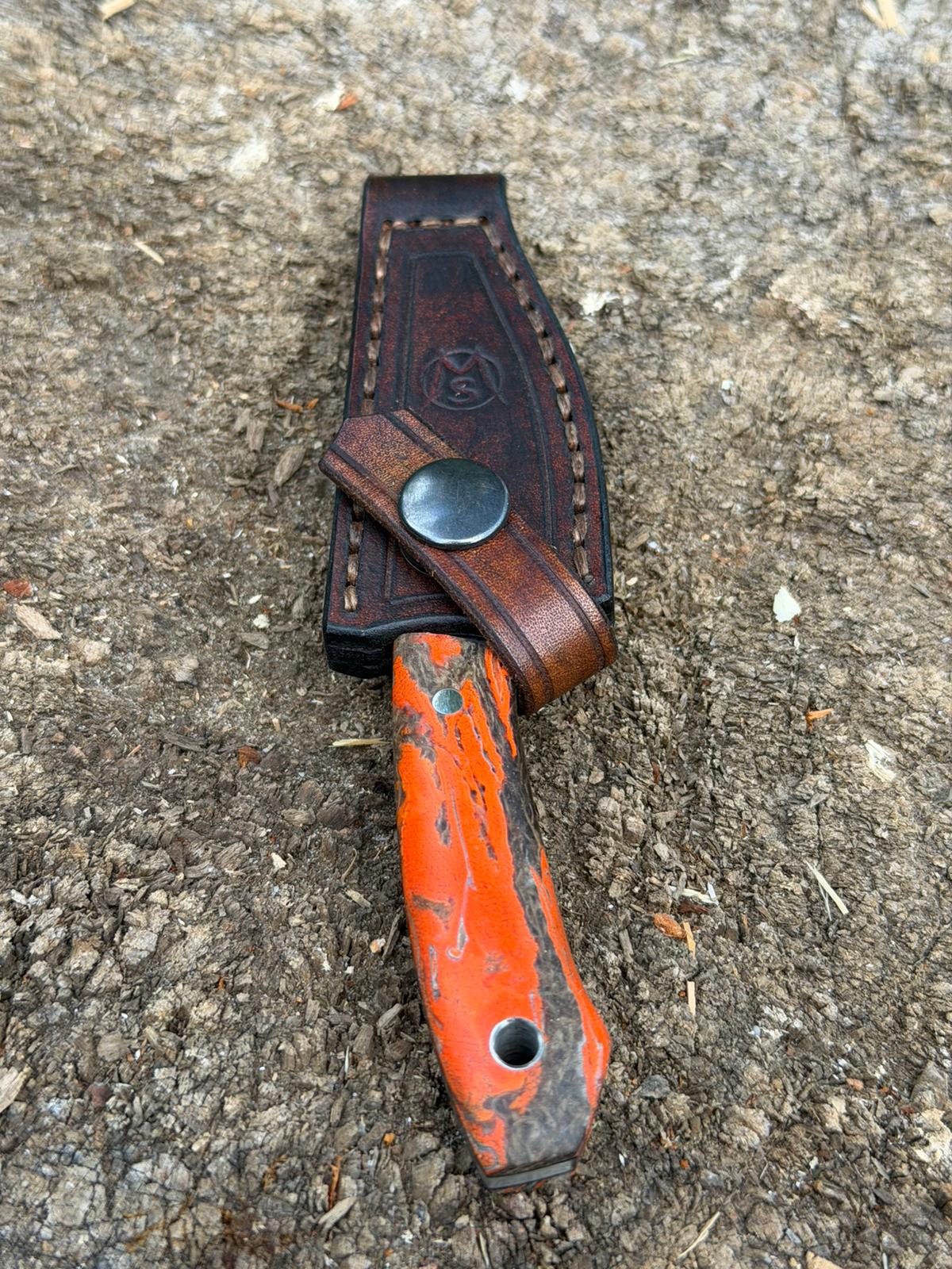 Bushcraft North Handmade Outdoor Messer Klein – Flachschliff