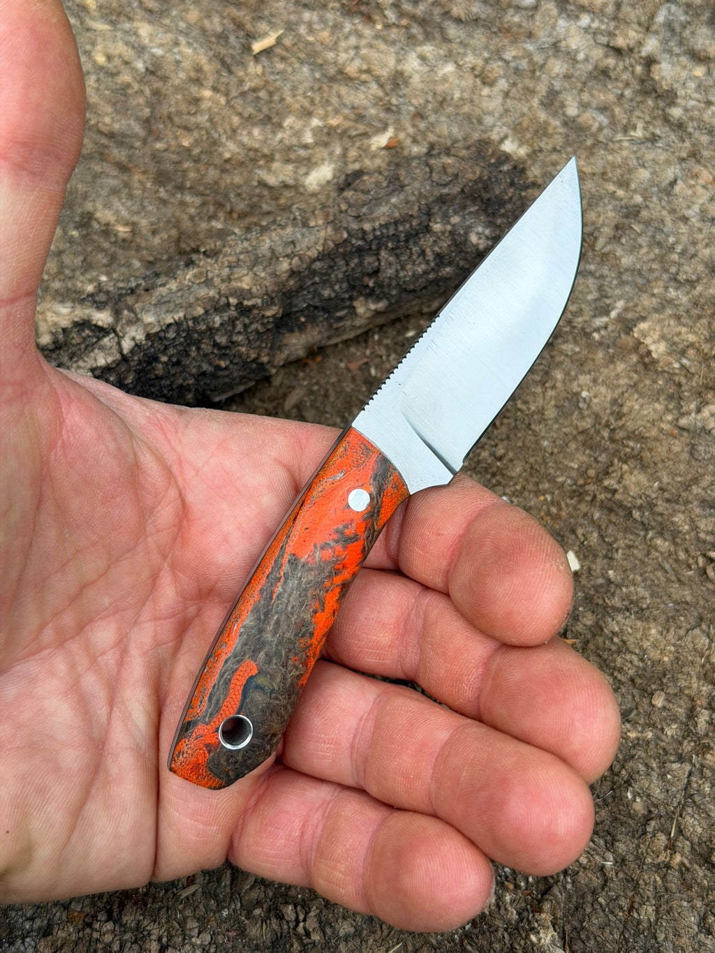 Bushcraft North Handmade Outdoor Messer Klein – Flachschliff