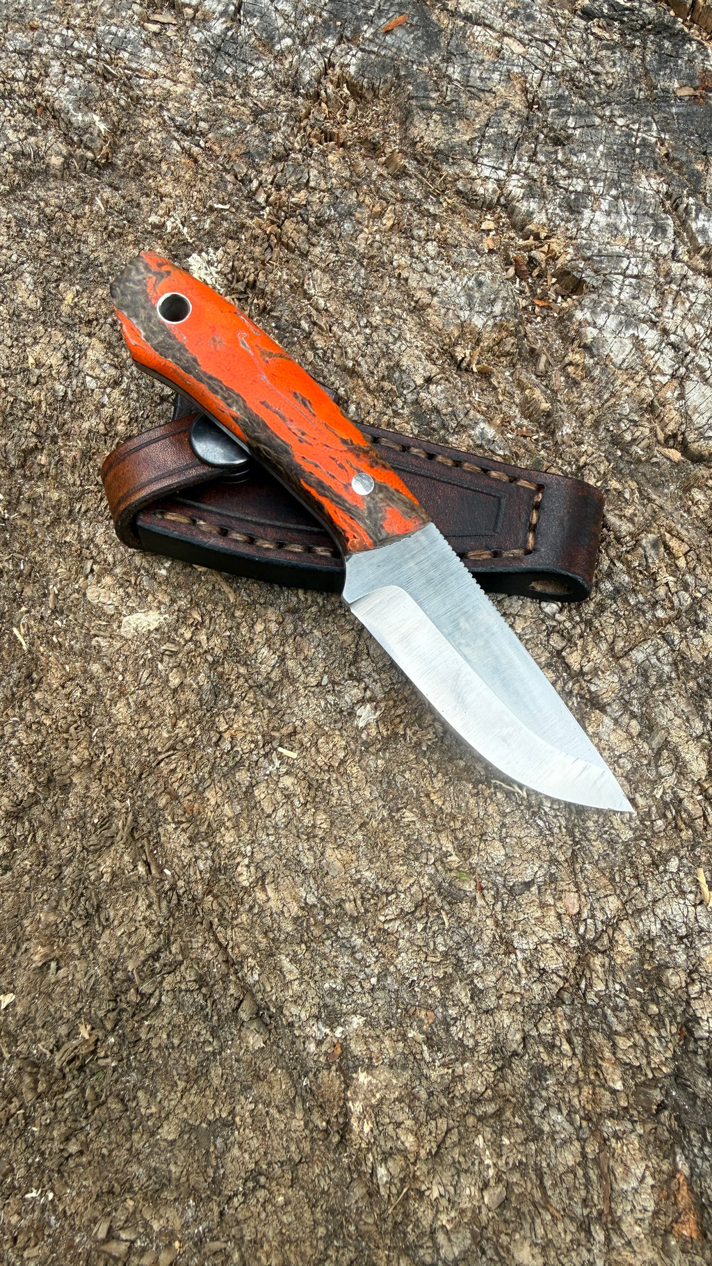 Bushcraft North Handmade Outdoor Messer Klein – Scandi-Schliff