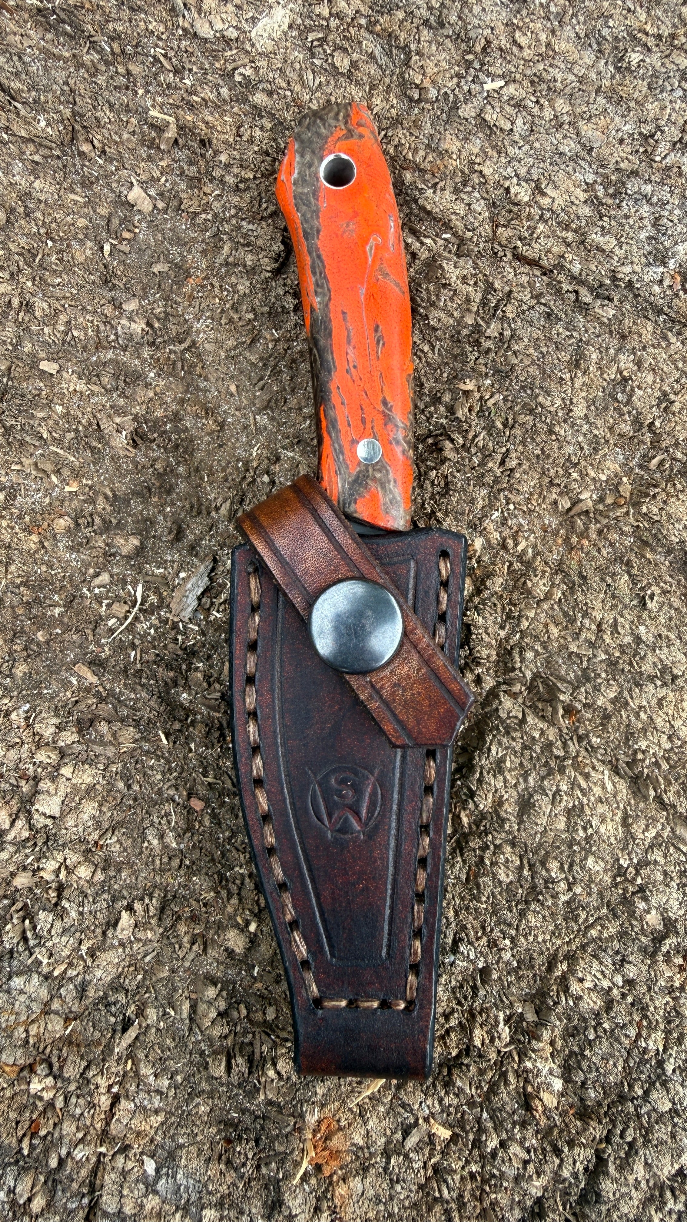 Bushcraft North Handmade Outdoor Messer Klein – Scandi-Schliff