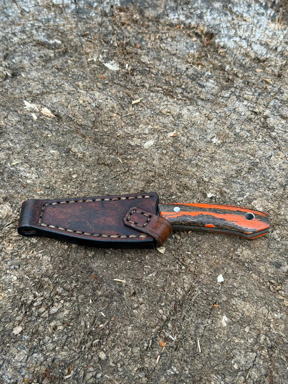 Bushcraft North Handmade Outdoor Messer Klein – Flachschliff