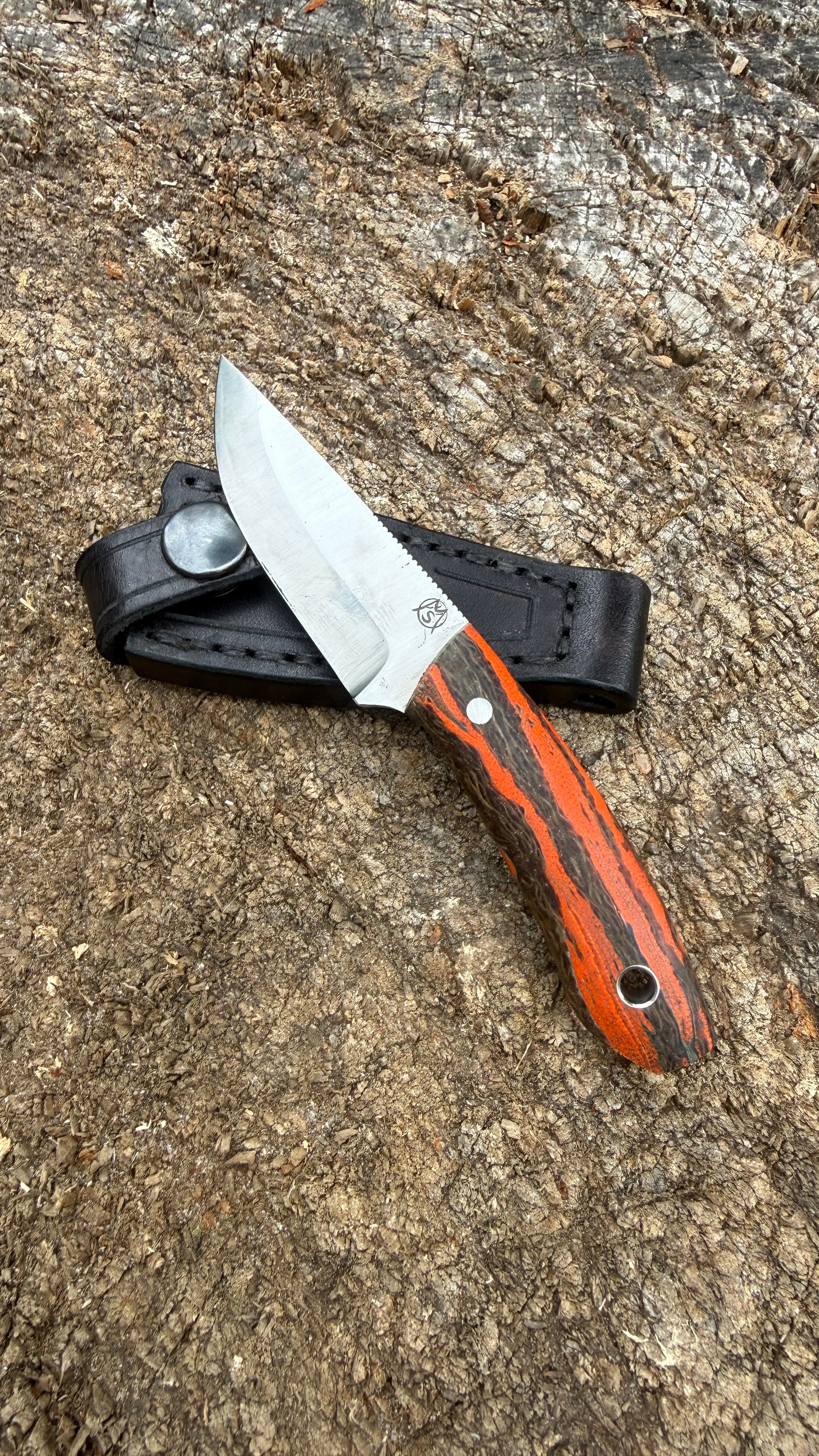 Bushcraft North Handmade Outdoor Messer Klein – Scandi-Schliff