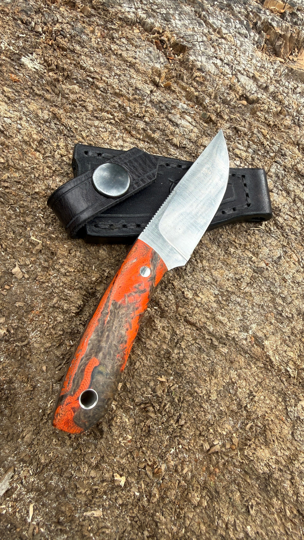 Bushcraft North Handmade Outdoor Messer Klein – Flachschliff