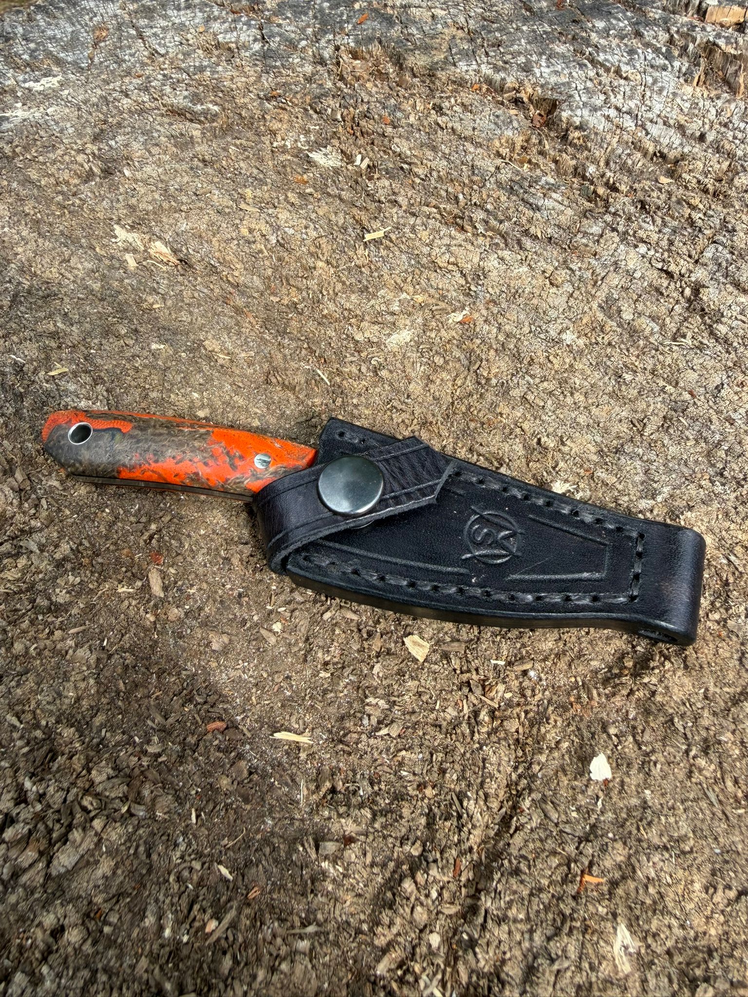Bushcraft North Handmade Outdoor Messer Klein – Flachschliff