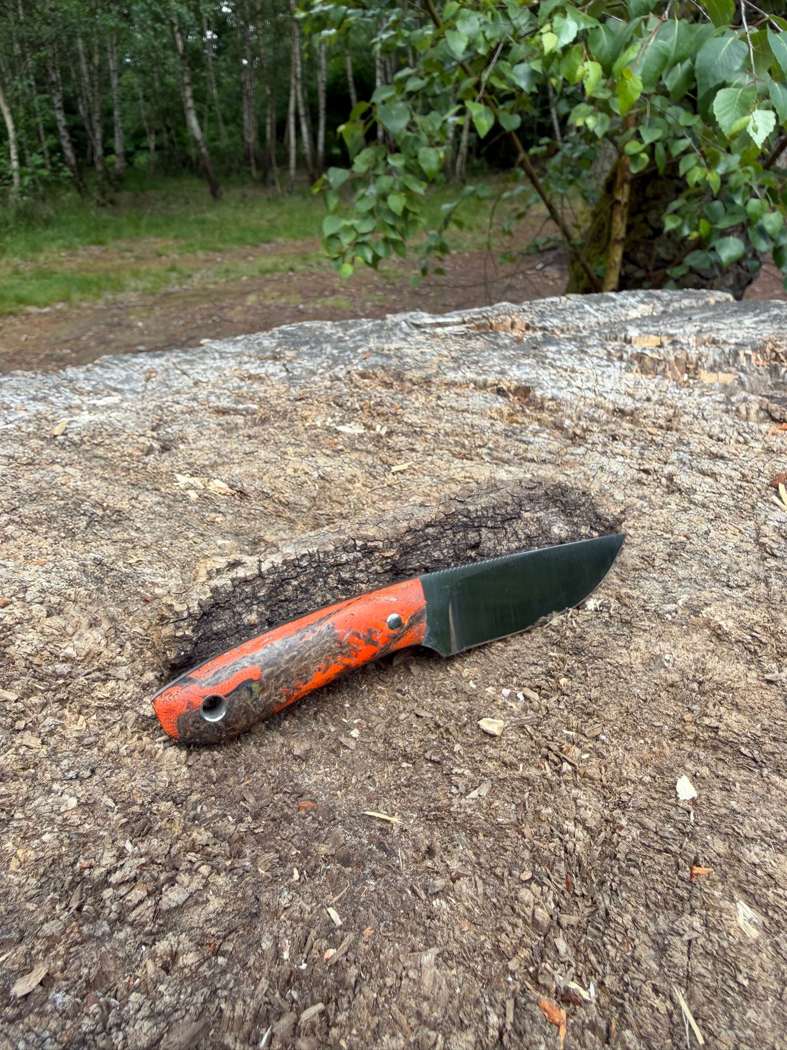 Bushcraft North Handmade Outdoor Messer Klein – Flachschliff