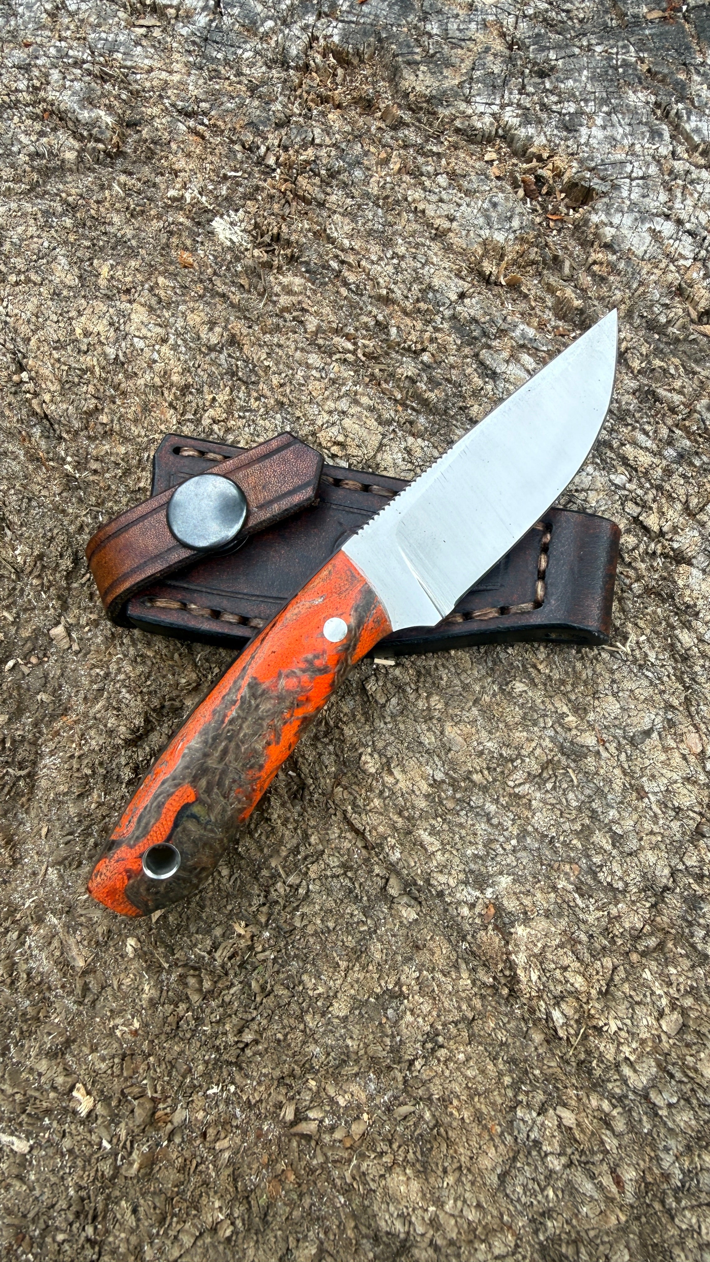 Bushcraft North Handmade Outdoor Messer Klein – Flachschliff