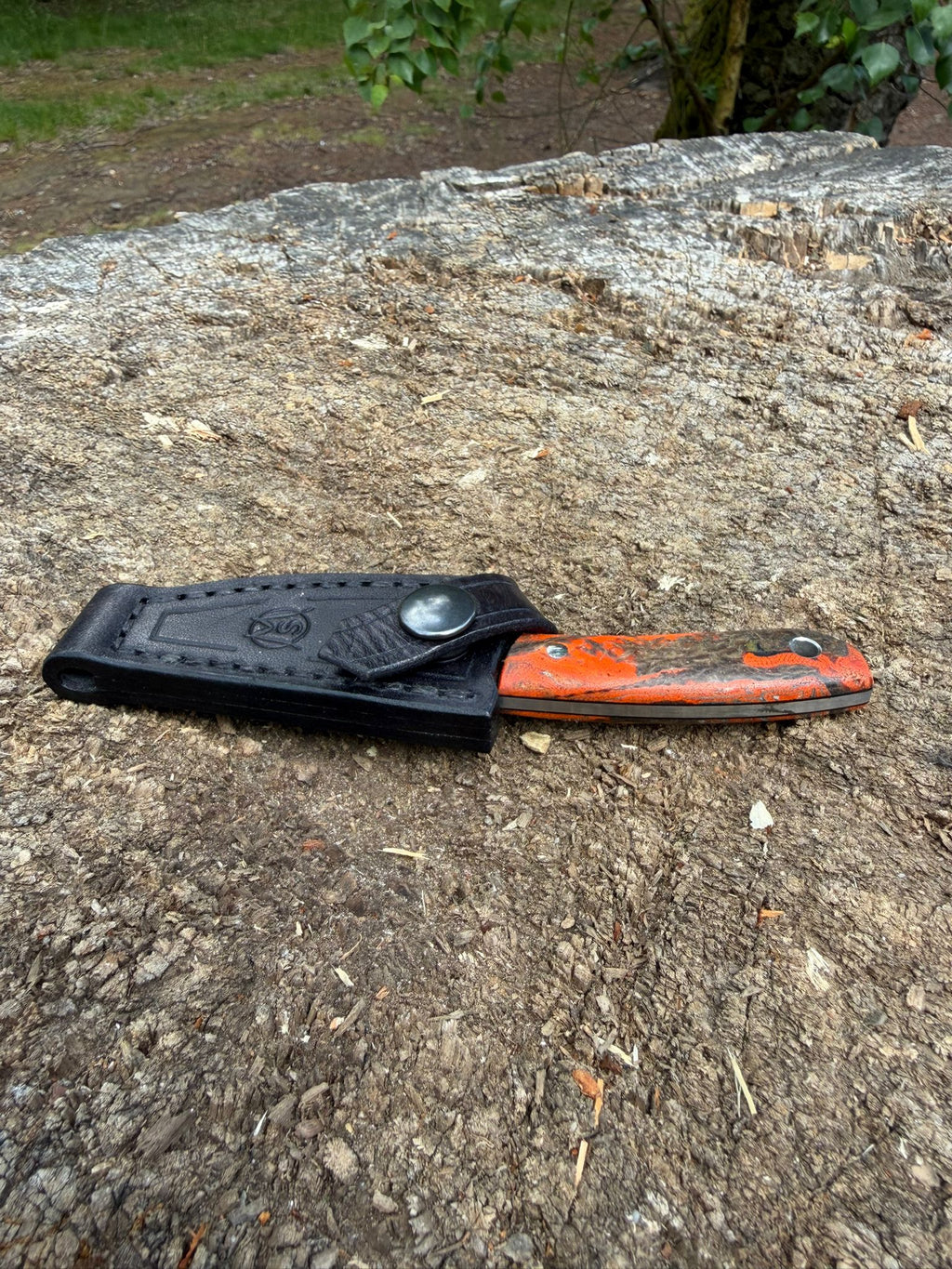 Bushcraft North Handmade Outdoor Messer Klein – Scandi-Schliff