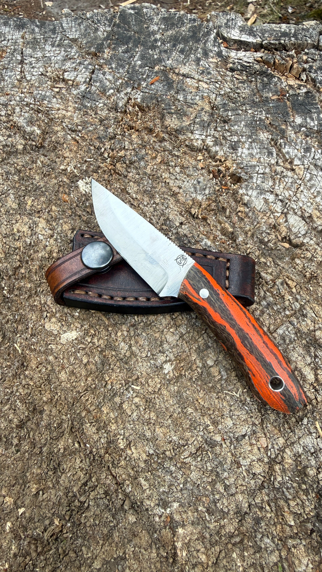 Bushcraft North Handmade Outdoor Messer Klein – Scandi-Schliff