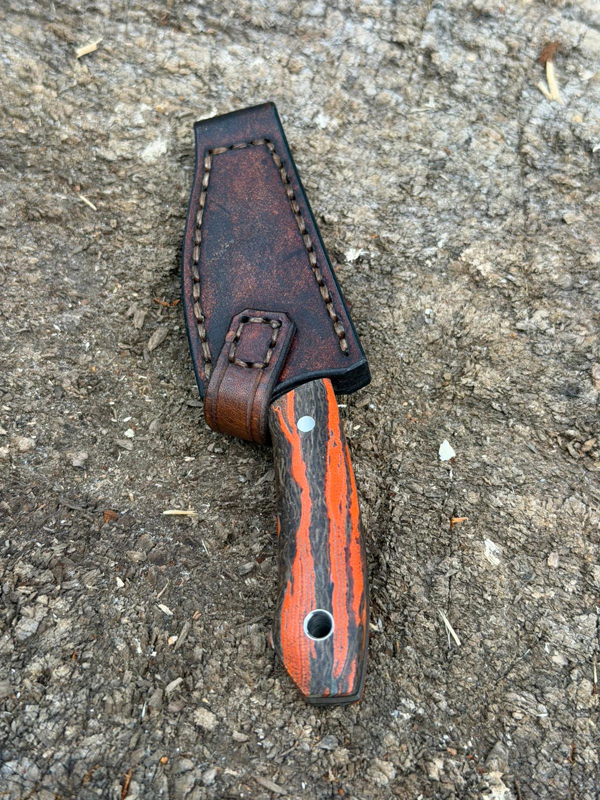 Bushcraft North Handmade Outdoor Messer Klein – Flachschliff