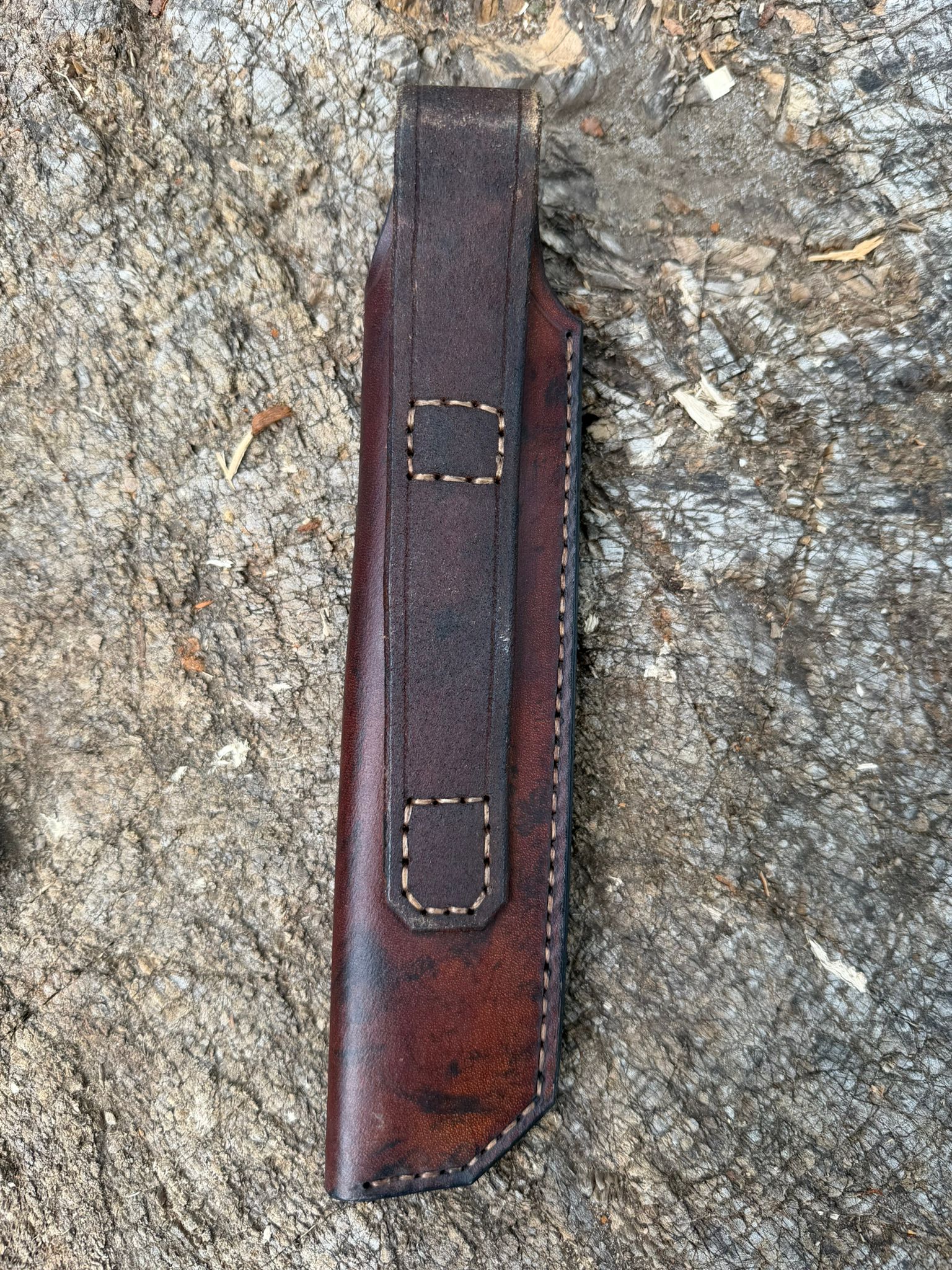 Bushcraft North Handmade Outdoor Messer Groß – Flachschliff