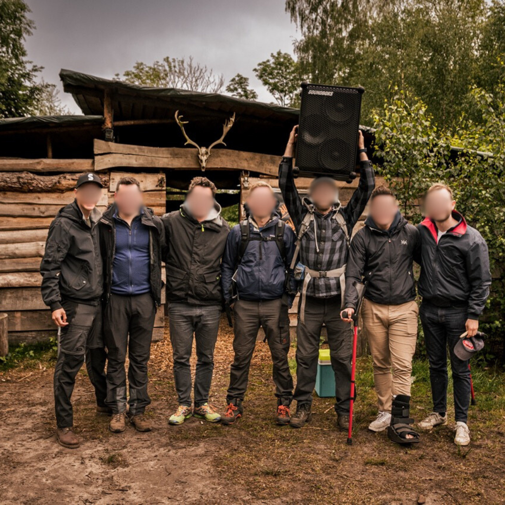 Junggesellenabschiedsgruppe
